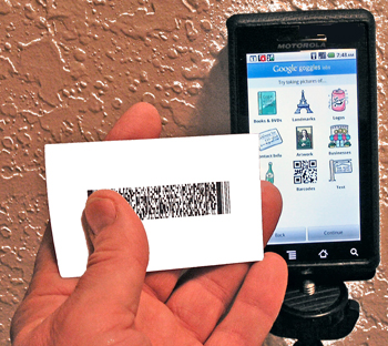 RFID code on business card, lawmarketing blog